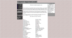 Desktop Screenshot of computer-magazines.co.uk