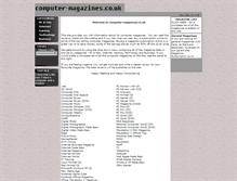 Tablet Screenshot of computer-magazines.co.uk